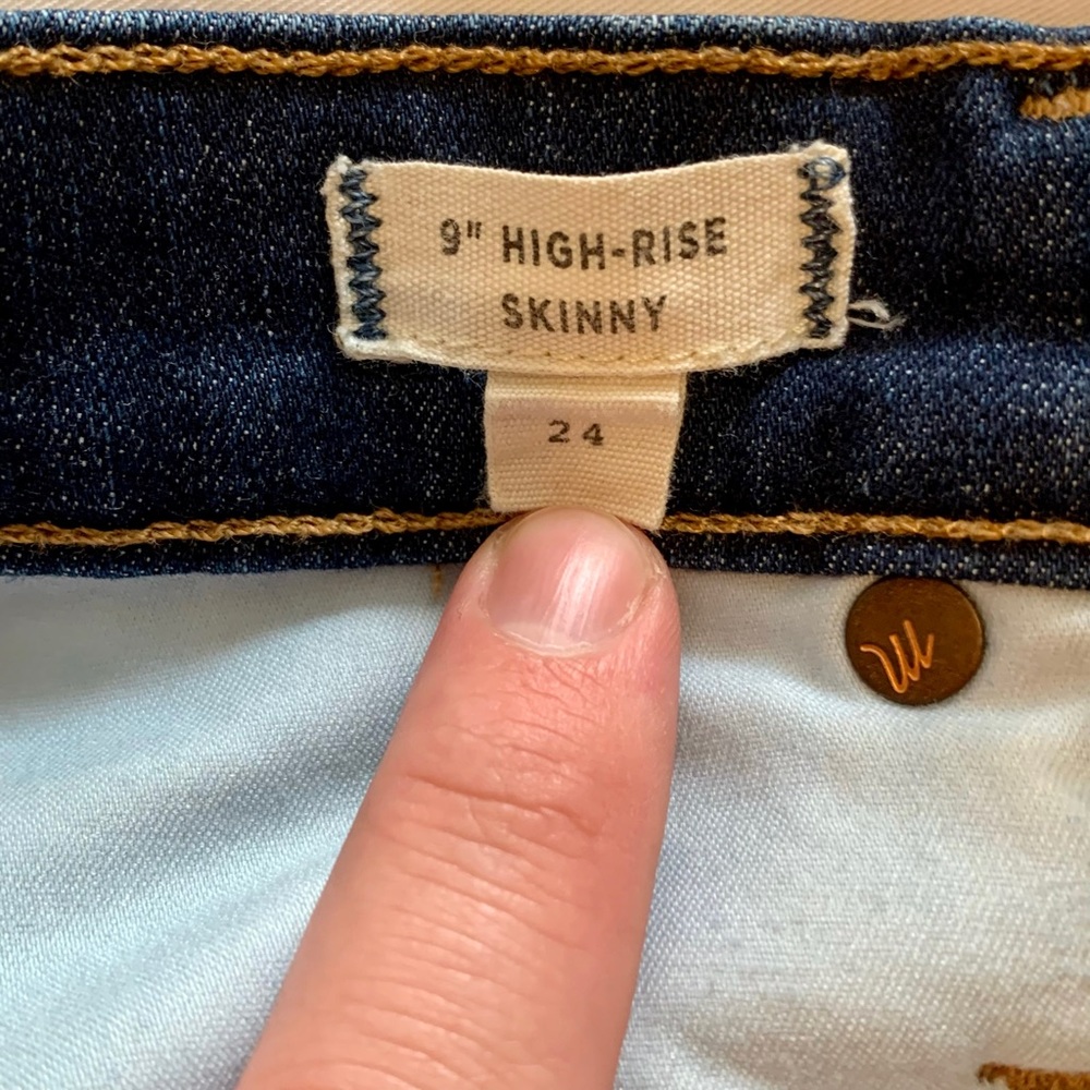 Madewell 9" High-Rise Skinny Jeans - Picture 10 of 14
